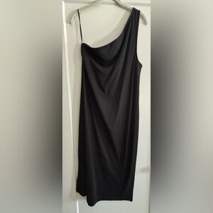Gap One Shoulder Ribbed Dress